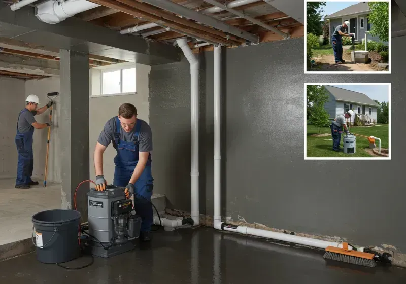 Basement Waterproofing and Flood Prevention process in Kewaskum, WI